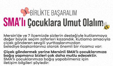 Abdullah Özyiğit’ten hassas davet; çiçek yerine SMA hastalarına bağış