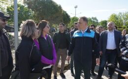 Beylikdüzü Belediye Başkanı Mehmet Murat Çalık, İBB Genel Sekreter Yardımcısı Arif Gürkan Alpay Gürpınar Kıyısı Düzenleniyor