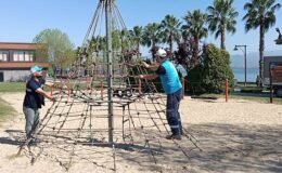 Büyükşehir, çocuklar inançla eğlensinler diye parkları bakıma aldı