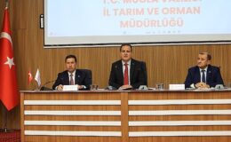 Muğla Büyükşehir Belediye Başkanı Ahmet Aras, İl Tarım ve Orman Müdürlüğü tarafından düzenlenen Muğla İl Su Kurulu Toplantısına katıldı