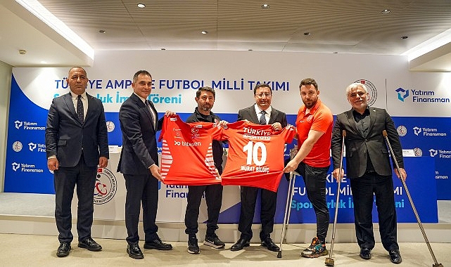 Yatırım Finansman Ampute Futbol Ulusal Ekibine sponsor oldu
