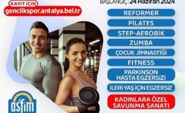 Antalya Büyükşehir ile 7’den 70’e herkes sporla buluşacak