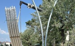 Değirmendere kıyısına dekoratif aydınlatma