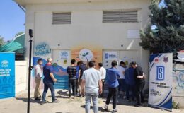 İletilerini grafiti çalışması ile verdiler