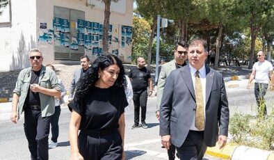 İzmir Büyükşehir Belediye Lideri Dr. Cemil Tugay halkın talepleri için alanda